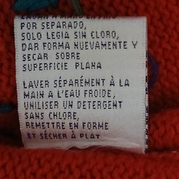 VTG Elements Exclusively Spiegel Women's Med Felted Cardigan Red Long-Sleeved - Picture 16 of 16